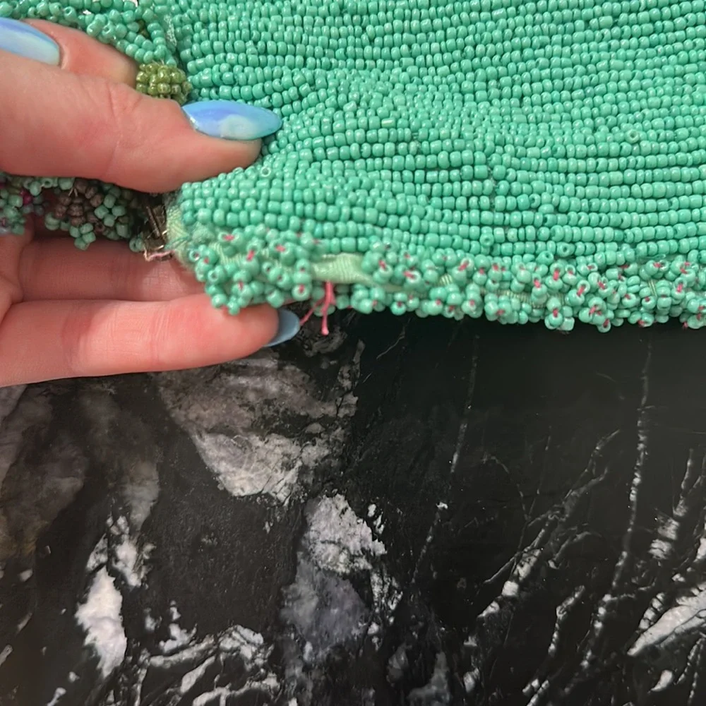 Anthropologie Jasper & Jeera Beaded Clutch Pouch - Picture 4 of 5